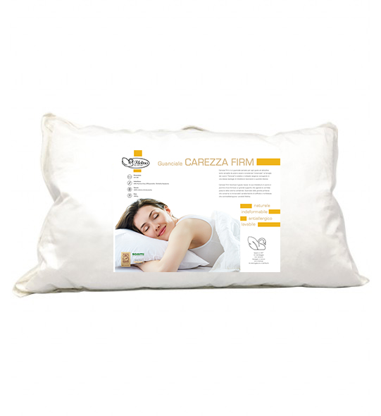 Guanciale per letto in piuma d'oca Carezza Firm